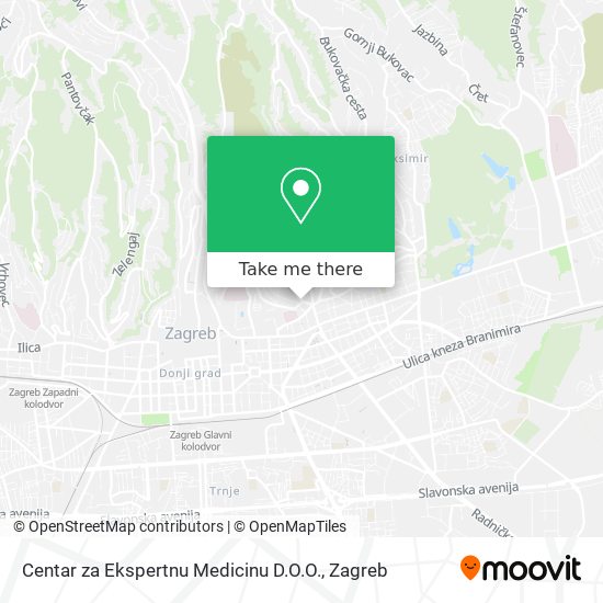 Centar za Ekspertnu Medicinu D.O.O. map