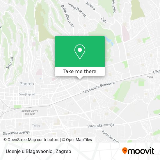 Ucenje u Blagavaonici map