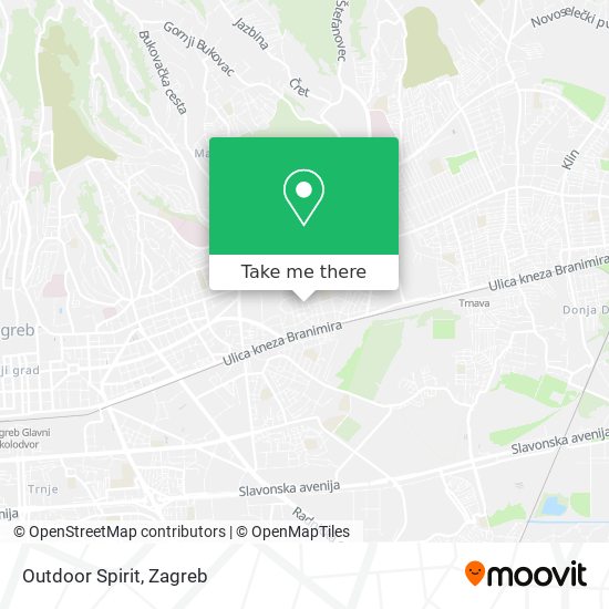 Outdoor Spirit map