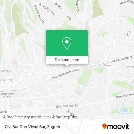 Zivi Bar Doo-Vivas Bar map