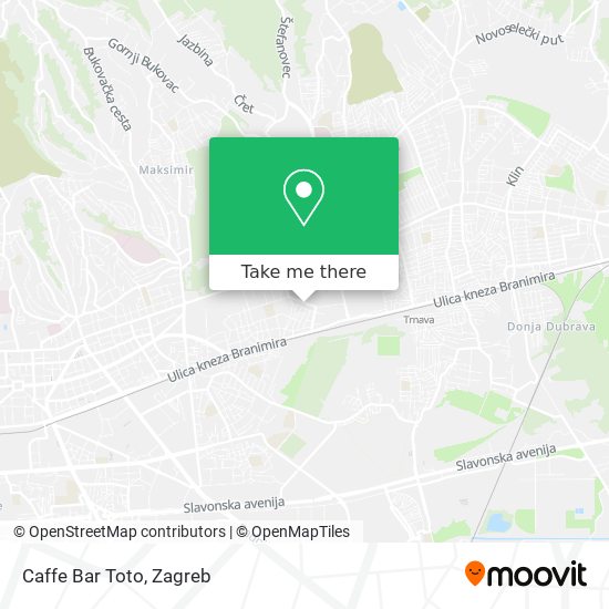 Caffe Bar Toto map