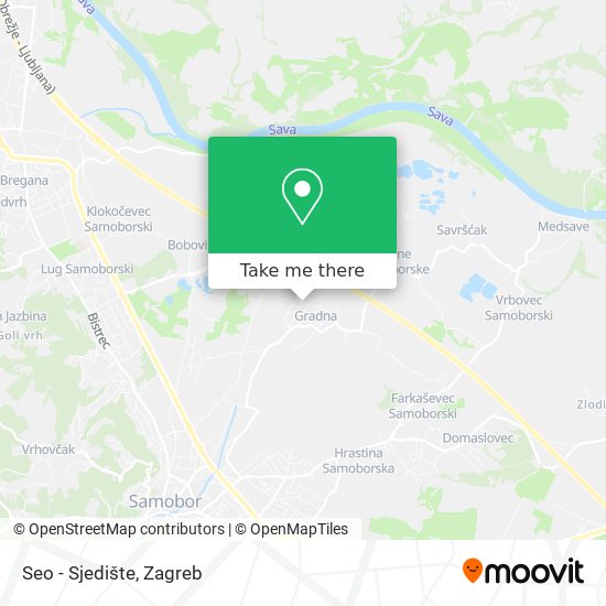 Seo - Sjedište map