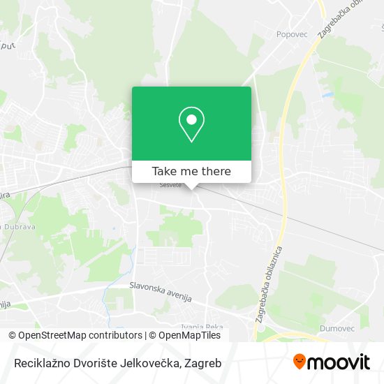 Reciklažno Dvorište Jelkovečka map