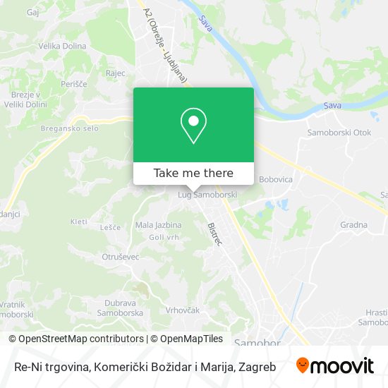 Re-Ni trgovina, Komerički Božidar i Marija map