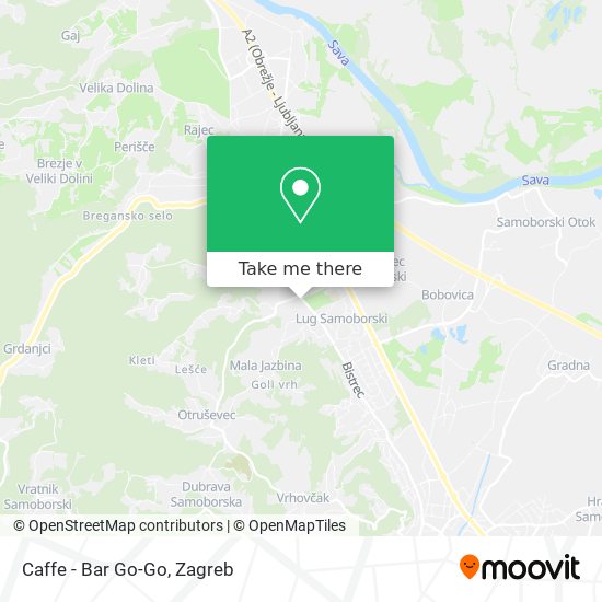 Caffe - Bar Go-Go map