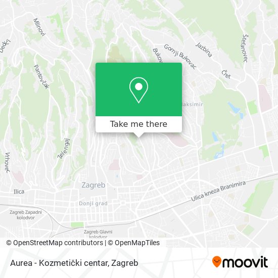 Aurea - Kozmetički centar map