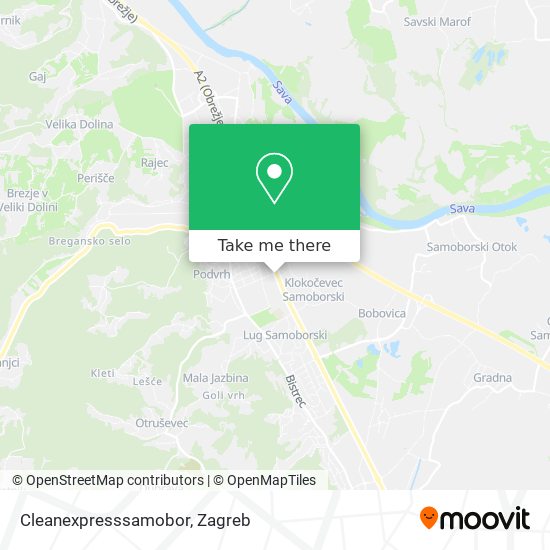 Cleanexpresssamobor map