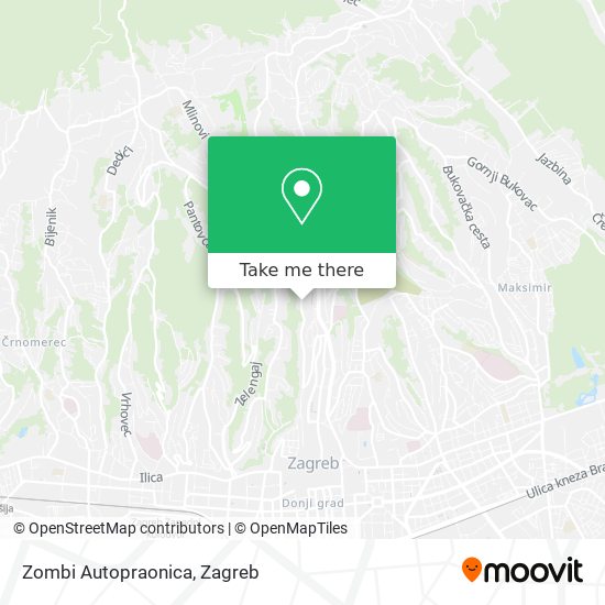 Zombi Autopraonica map