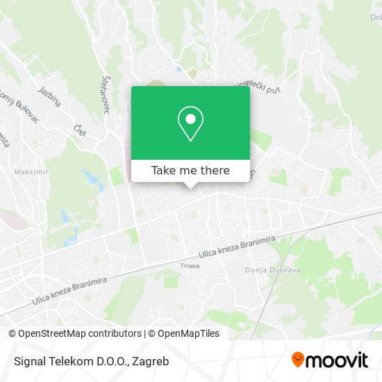 Signal Telekom D.O.O. map