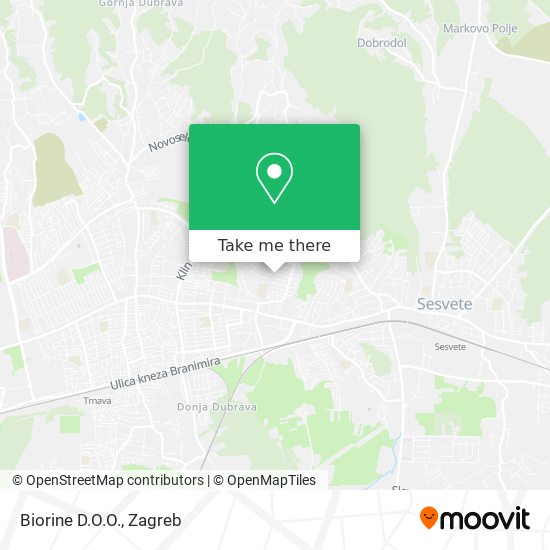 Biorine D.O.O. map