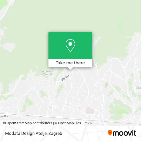 Modata Design Atelje map