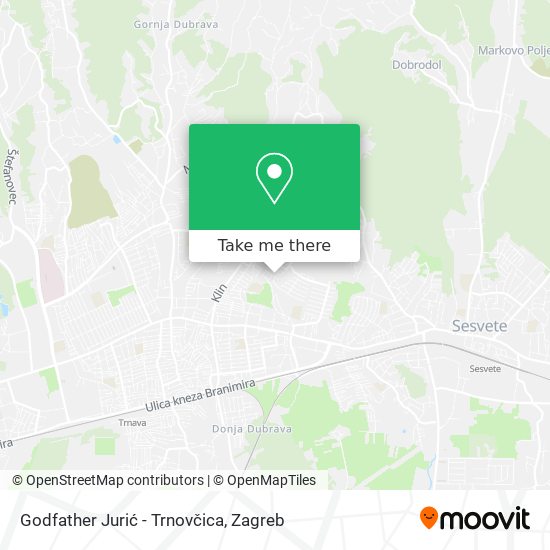 Godfather Jurić - Trnovčica map
