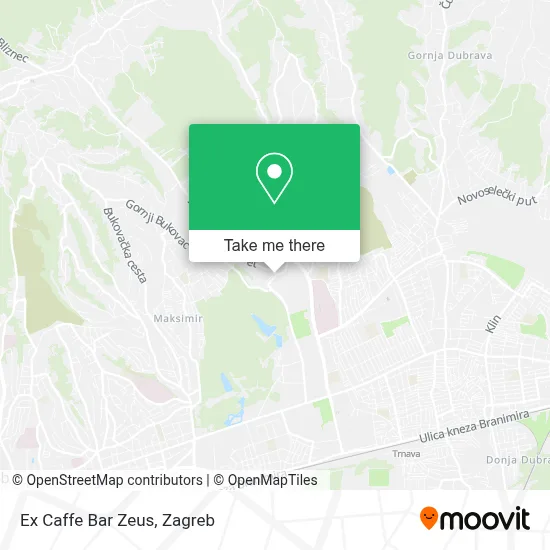 Ex Caffe Bar Zeus map