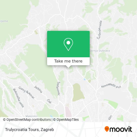 Trulycroatia Tours map