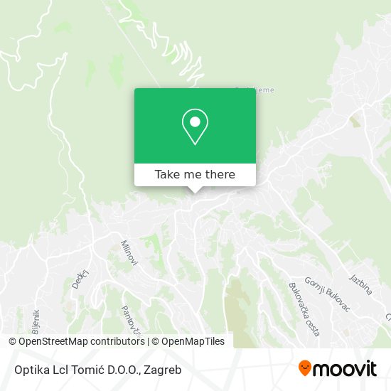 Optika Lcl Tomić D.O.O. map