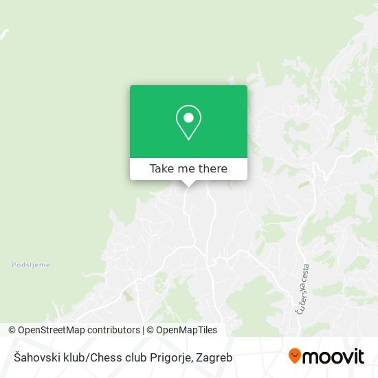 Šahovski klub / Chess club Prigorje map