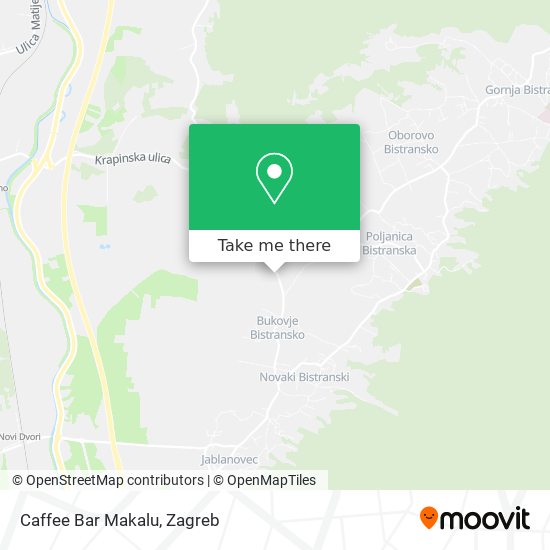 Caffee Bar Makalu map