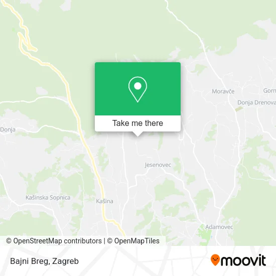 Bajni Breg map