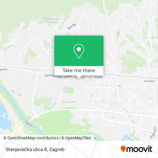 Stenjevečka ulica 8 map