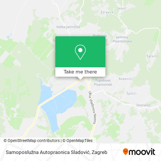 Samoposlužna Autopraonica Sladović map