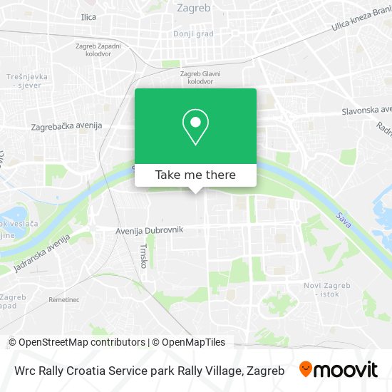 Wrc Rally Croatia Service park Rally Village map