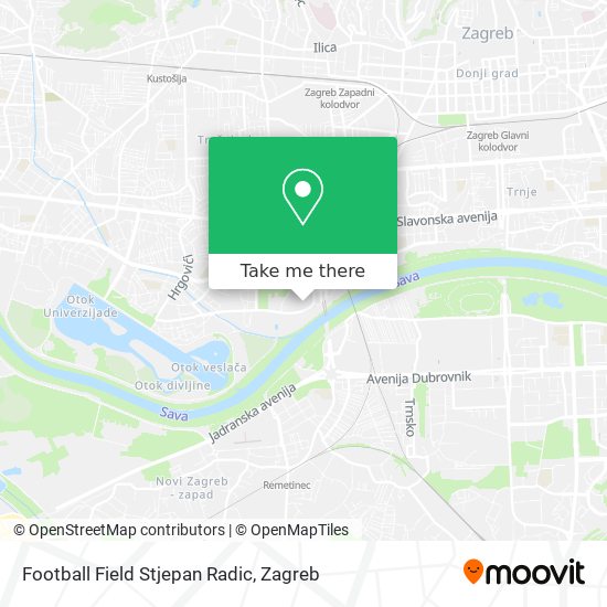 Football Field Stjepan Radic map