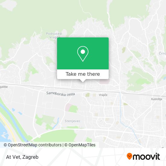 At Vet map