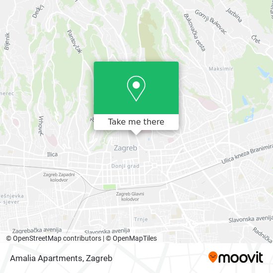 Amalia Apartments map