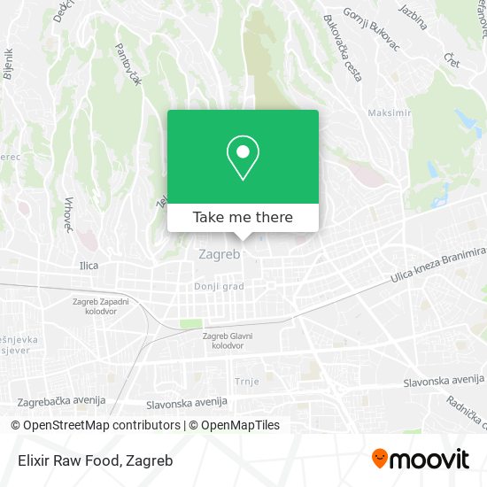 Elixir Raw Food map