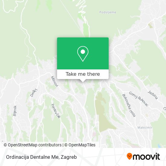 Ordinacija Dentalne Me map