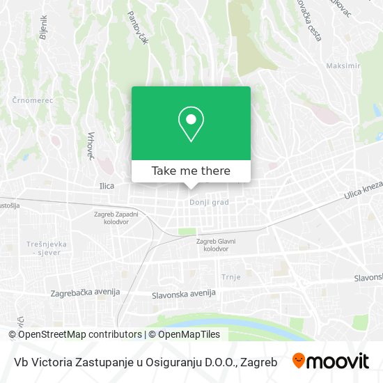 Vb Victoria Zastupanje u Osiguranju D.O.O. map