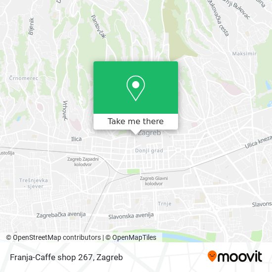 Franja-Caffe shop 267 map