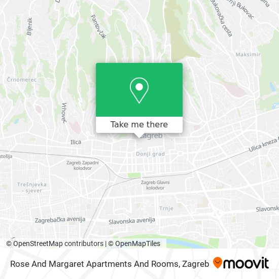 Rose And Margaret Apartments And Rooms map