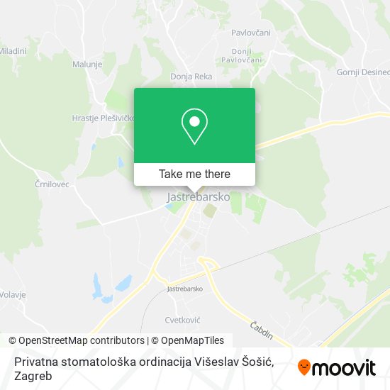 Privatna stomatološka ordinacija Višeslav Šošić map