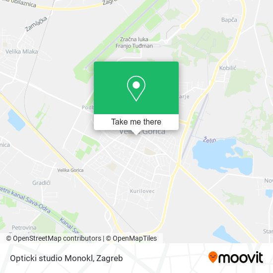 Opticki studio Monokl map