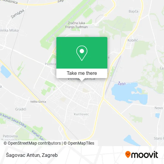 Šagovac Antun map