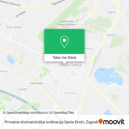 Privatna stomatološka ordinacija Sania Drolc map