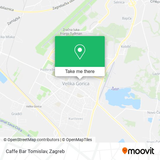 Caffe Bar Tomislav map