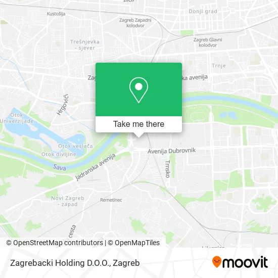 Zagrebacki Holding D.O.O. map