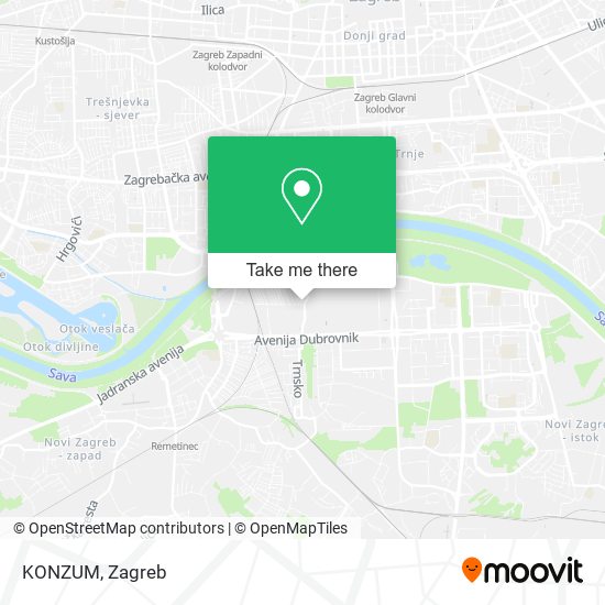 KONZUM map