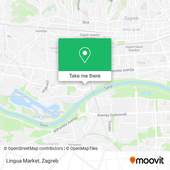 Lingua Market map