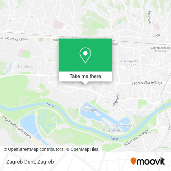 Zagreb Dent map