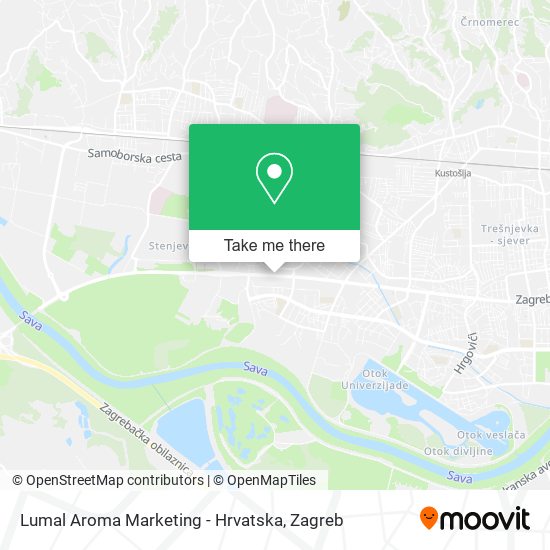 Lumal Aroma Marketing - Hrvatska map