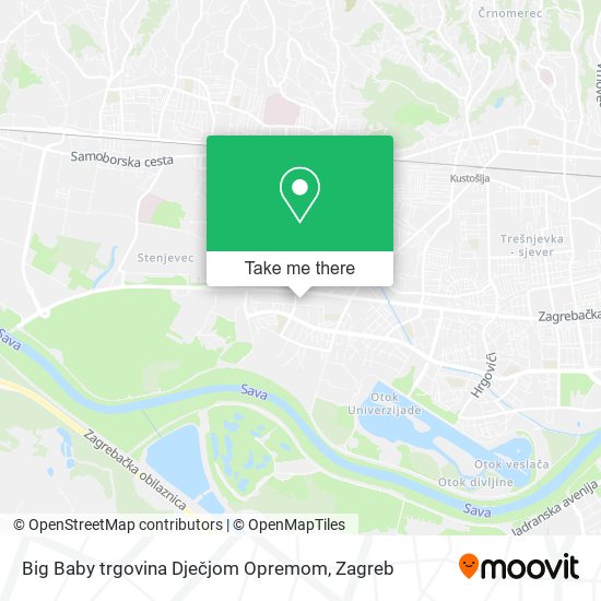 Big Baby trgovina Dječjom Opremom map