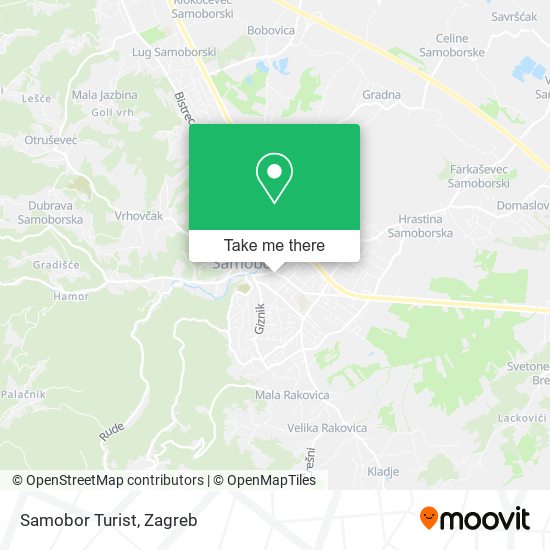 Samobor Turist map