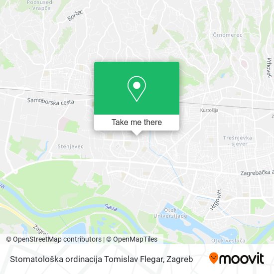 Stomatološka ordinacija Tomislav Flegar map