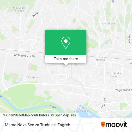 Mama Nova Sve za Trudnice map