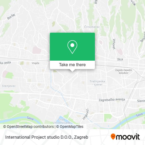 International Project studio D.O.O. map