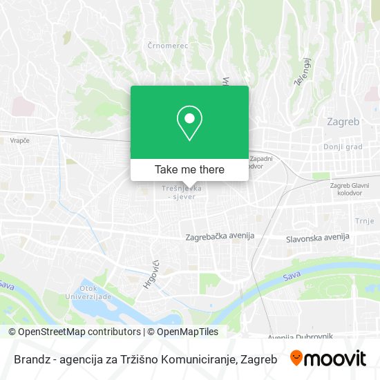 Brandz - agencija za Tržišno Komuniciranje map