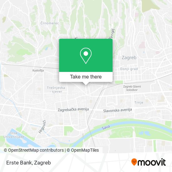 Erste Bank map